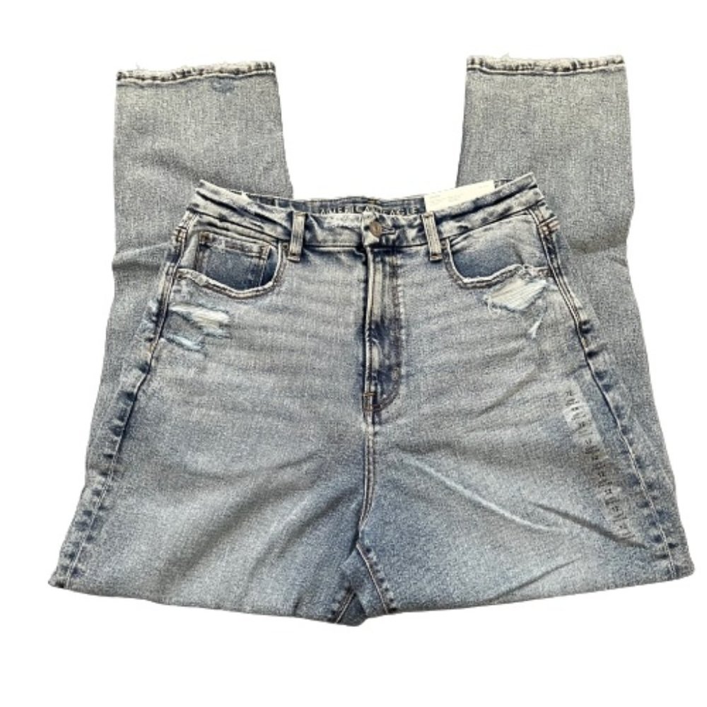 NWT American Eagle Curvy Mom High Rise Stretch Jeans Size 12/31W